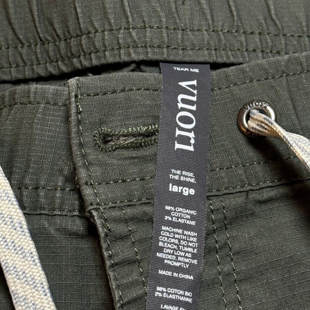 Vuori Women's Olive Wide Leg Pants - Picture 5 of 11